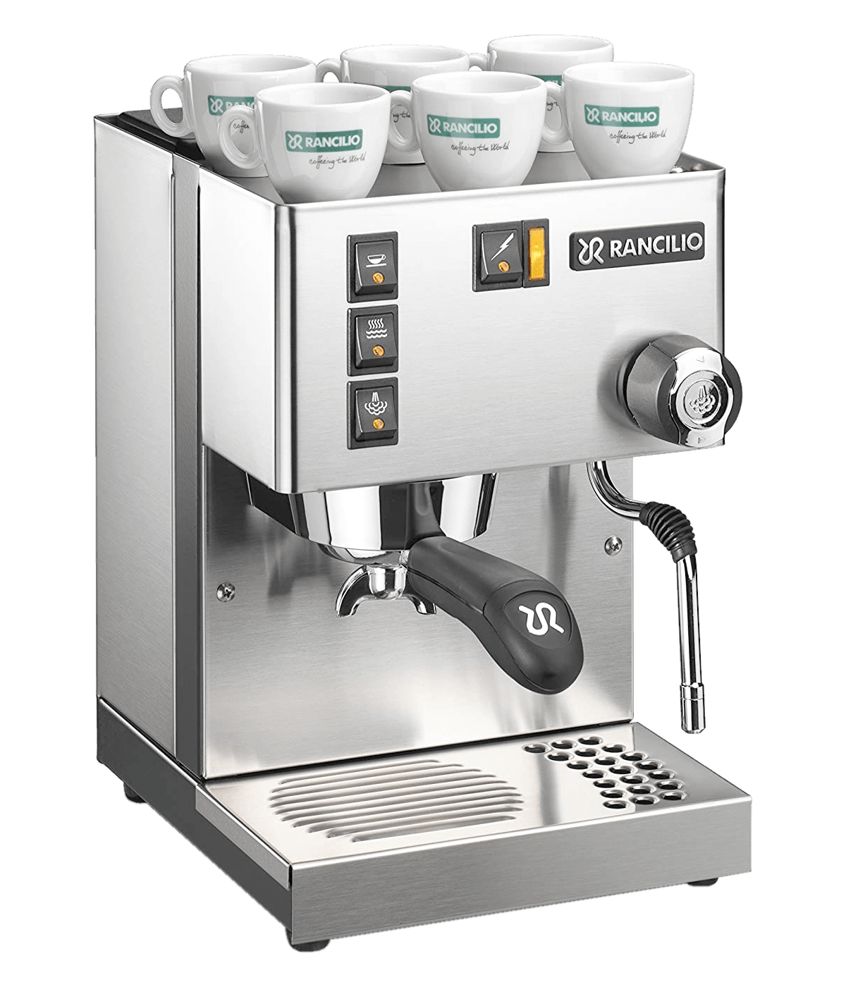 Rancilio Silvia Eco Inox roostevabast terasest matt espressomasin