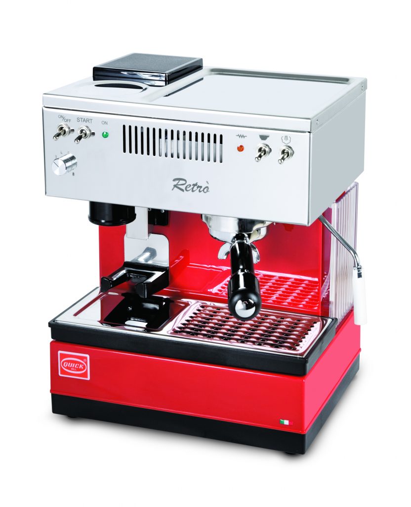 Quick Mill 0835 Retro espressomasin punane