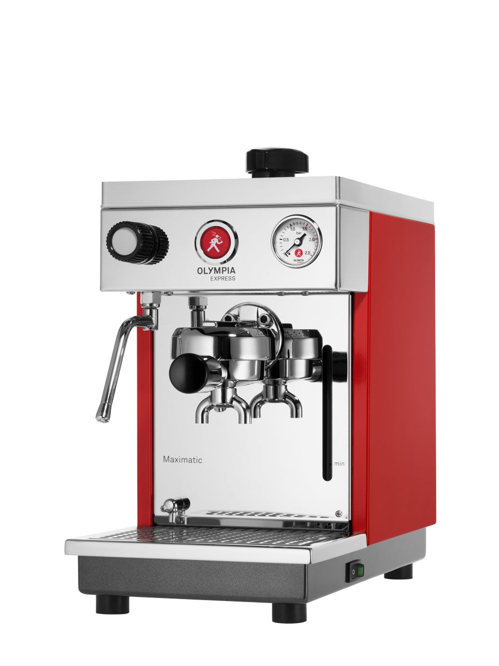 Olympia Express Maximatic Red Espressomasin